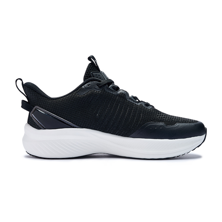 FINEPLAN Textile, TPU Cushioning Breathable Cushioning Breathable Low top Running Shoes Unisex Black