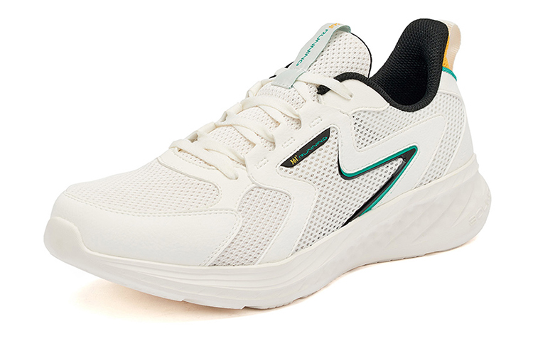361° Slip Resistant, Abrasion Resistant, Breathable Low top Running Shoes Men’s Feather White
