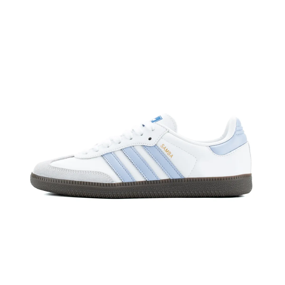 Adidas Originals SAMBA OG Maris Sal, Small Flower Low top Skateboard Shoes Unisex White Blue