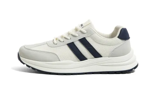 Global HUANQIU Retro Classic Thick Sole Sports Fashionable Casual Comfortable Shock Absorbing Increased Lightweight Low Top Sprint Running Shoes Men's Style