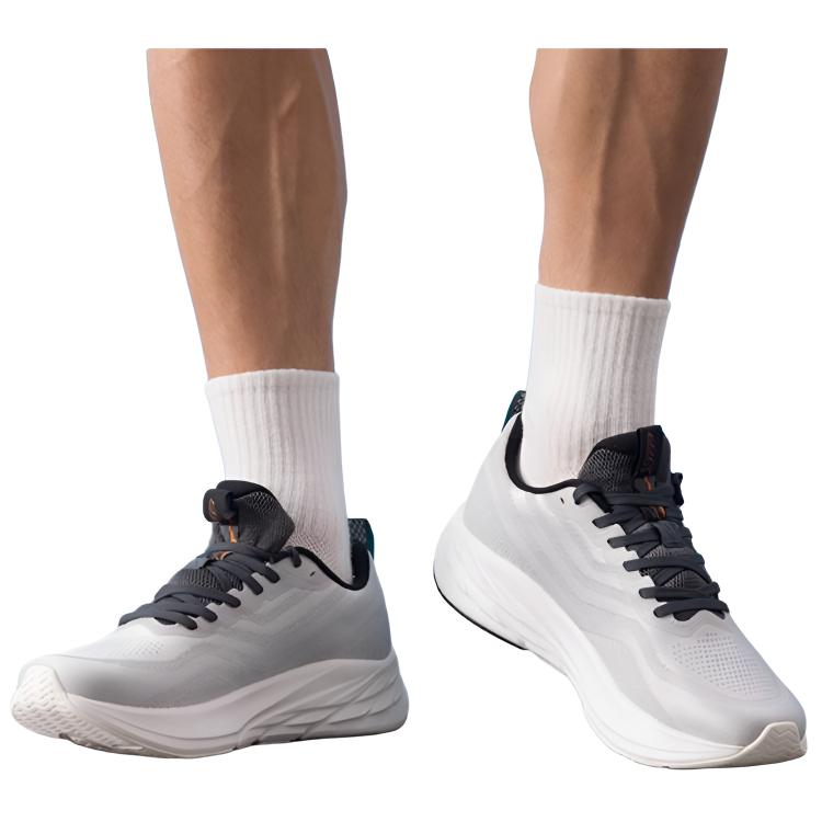 XTEP Cushioning, Wear Resistant Low top Casual Racing Running Shoes Men’s Gray