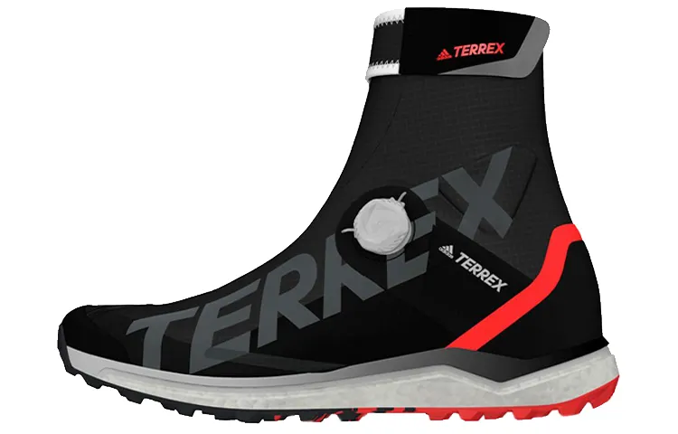 Adidas Terrex Agravic Tech Pro Trail 'Black Solar Red'