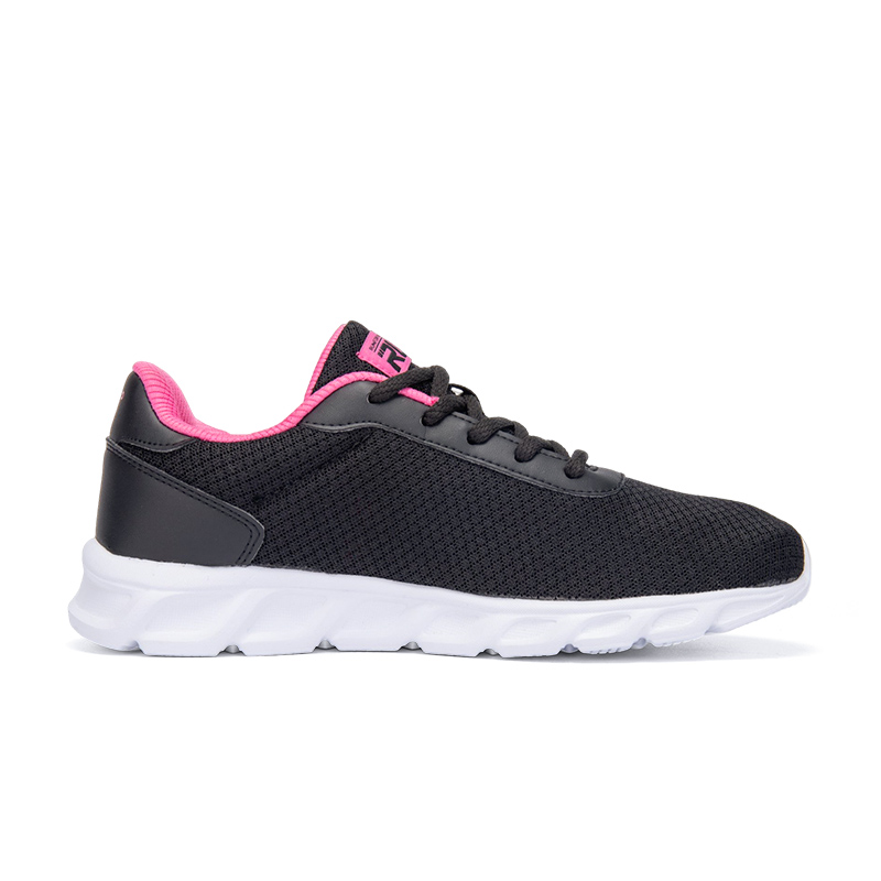 361° Slip Resistant And Breathable Low top Casual Running Shoes Women’s Black Pink