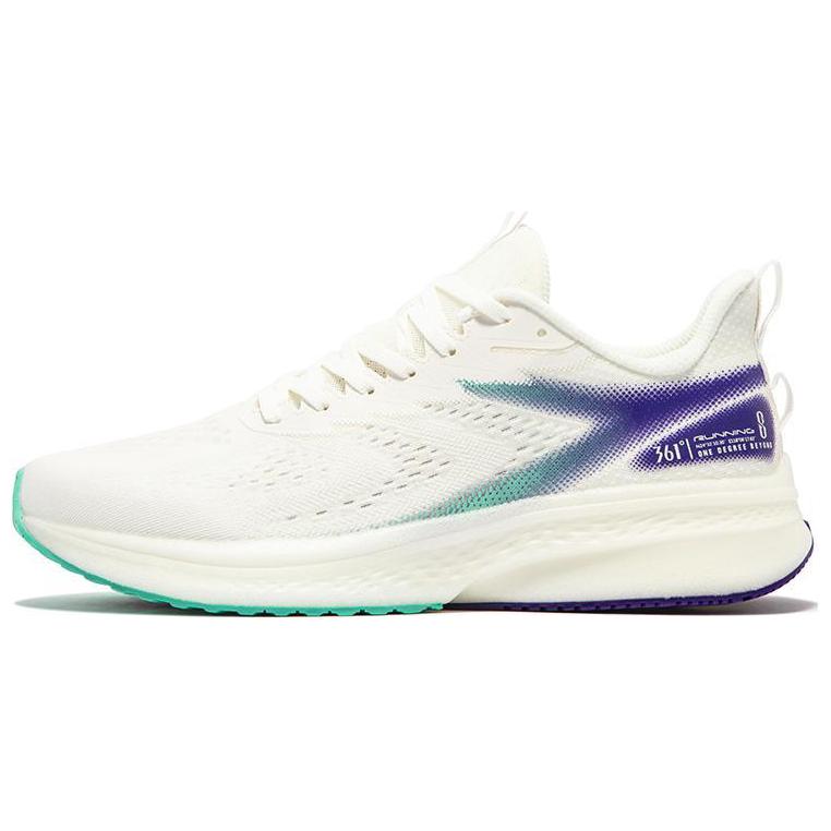 361° Comfortable Cushioning, Wear Resistant Low top Running Shoes Men’s White