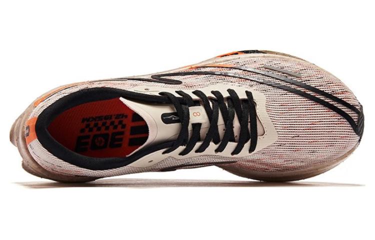Erke Zhijing 1.0 Full Length Carbon Plate Slip Resistant Abrasion Resistant Low top Running Shoes Women’s Brown