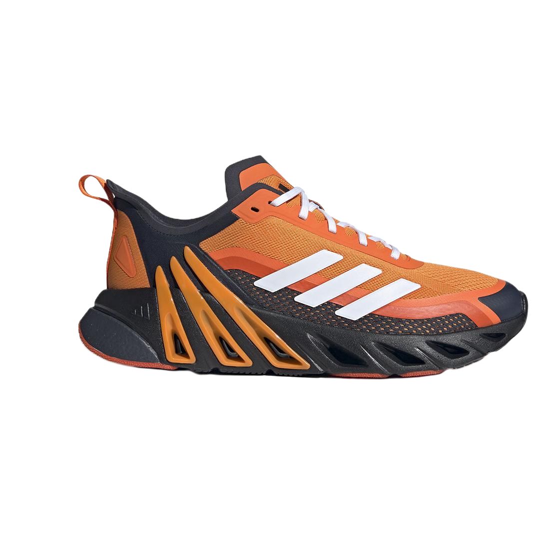 Adidas Slip Resistant Abrasion Resistant Slip Resistant Abrasion Resistant Low top Running Shoes Unisex Orange Black