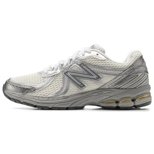 New Balance 860 v2 comfortable, breathable ballet style casual and durable sports shoes, low-top, long-distance and short-distance running shoes, same style for men and women, silver gray white