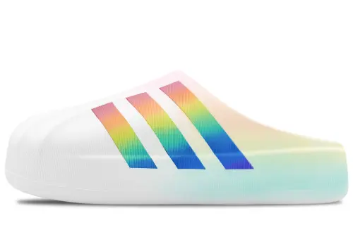 Adidas Originals AdiFOM Superstar Odor Resistant Closed Toe Slippers Unisex White Pink
