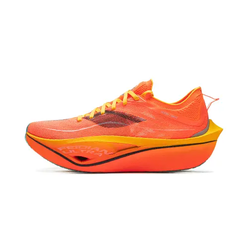 Li Ning Feidian 4 Ultra Running Shoes Unisex Low Top Neon Vibrant Orange