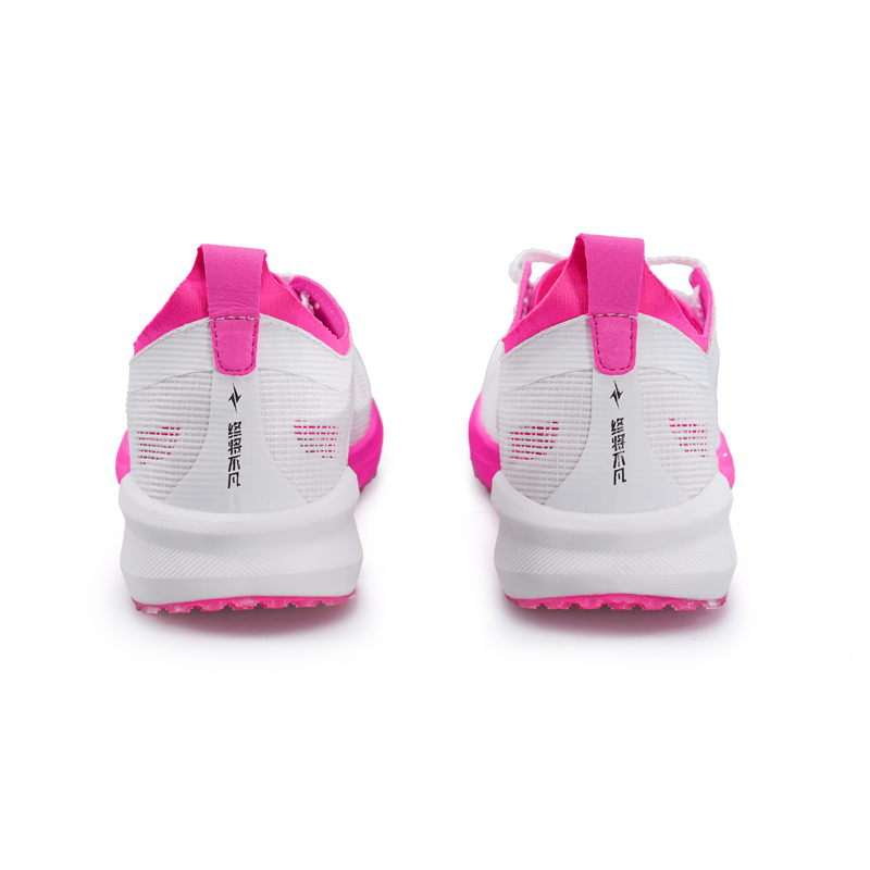 VICTORY LIGHT Low top Full Length Spatula Carbon Plate, Racing Training Running Shoes Unisex Sweetheart Rose