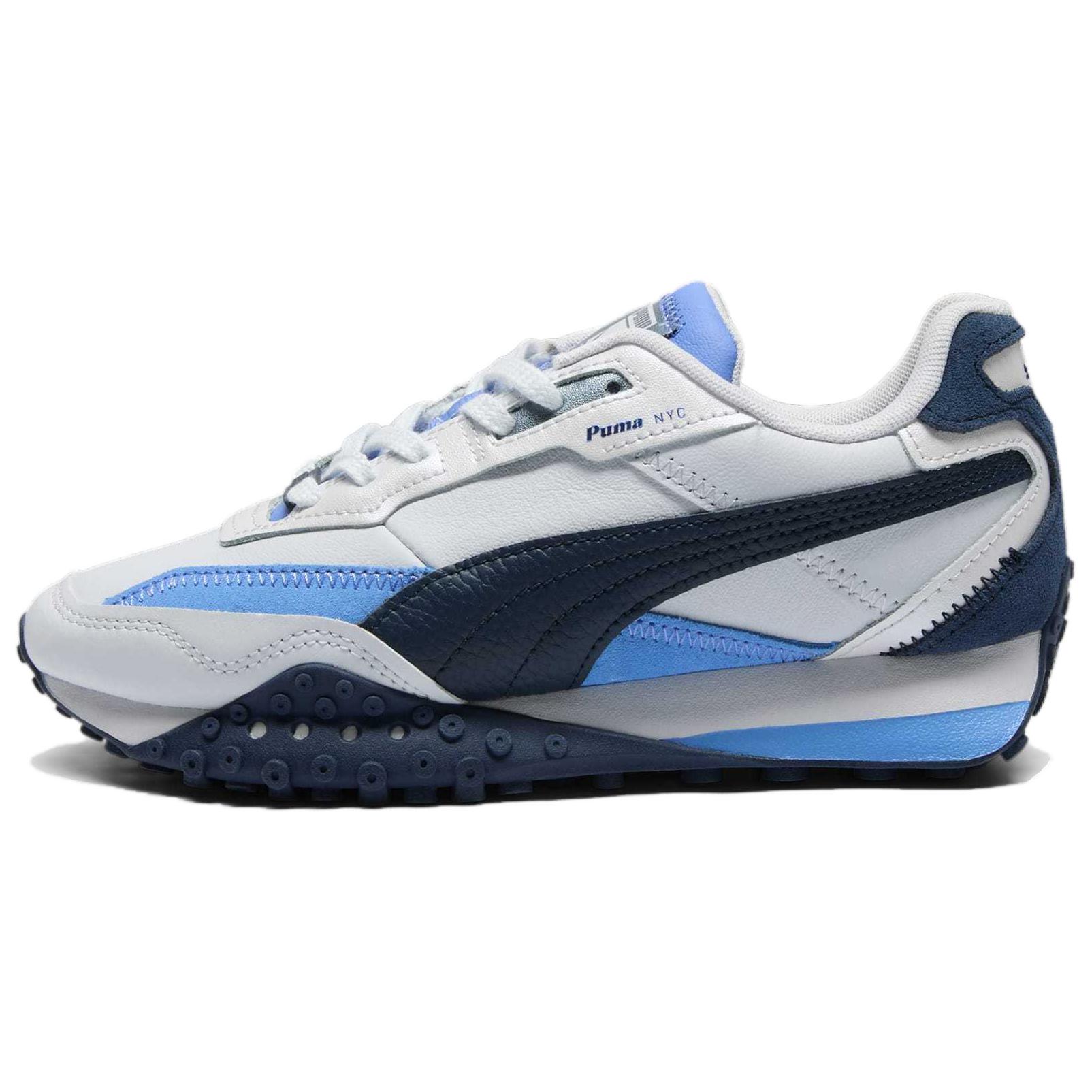 PUMA Blktop Rider Cushioning Slip Resistant Abrasion Resistant Low top Casual Running Shoes Women's Gray Blue
