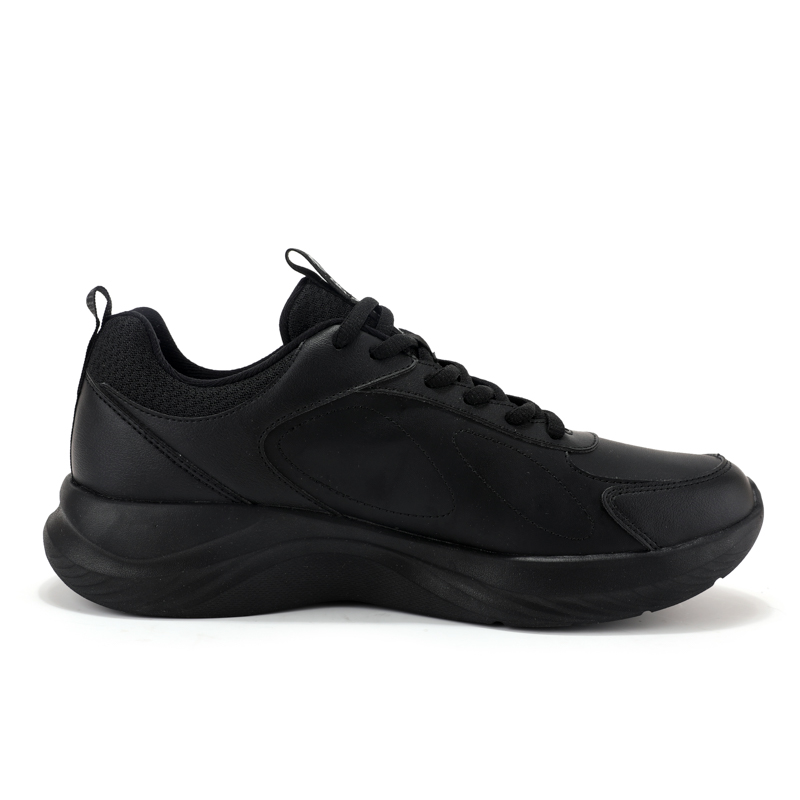 QIAODAN Slip Resistant, Abrasion Resistant, Breathable Low top Running Shoes Men’s Black Gray