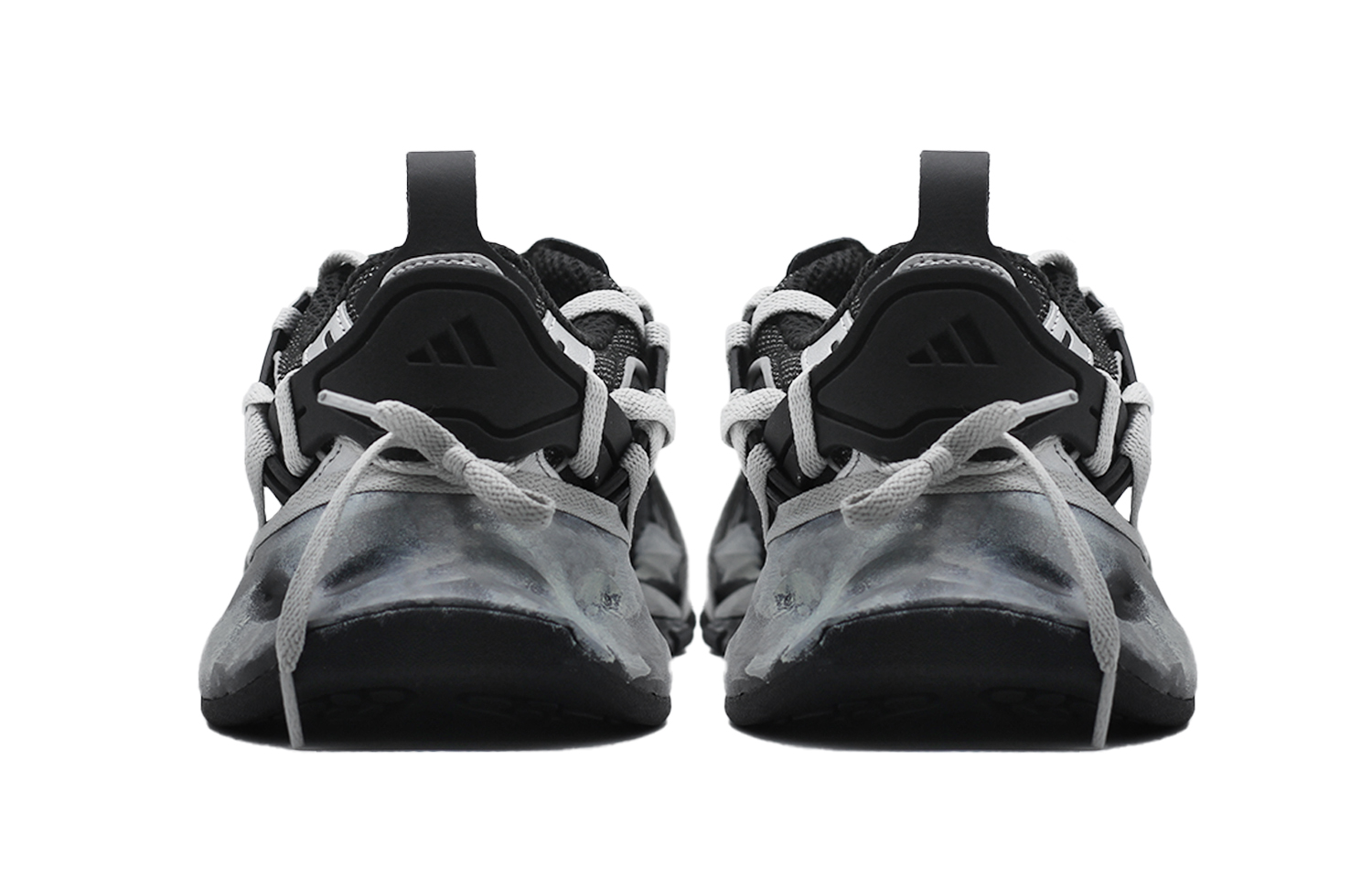 Adidas XLG RUNNER DELUXE Slip Resistant, Abrasion Resistant, Breathable Low top Running Shoes Unisex Black Gray Brown