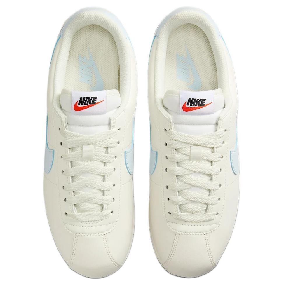 Nike Cortez Abrasion Resistant Low top Running Shoes Women’s White Blue
