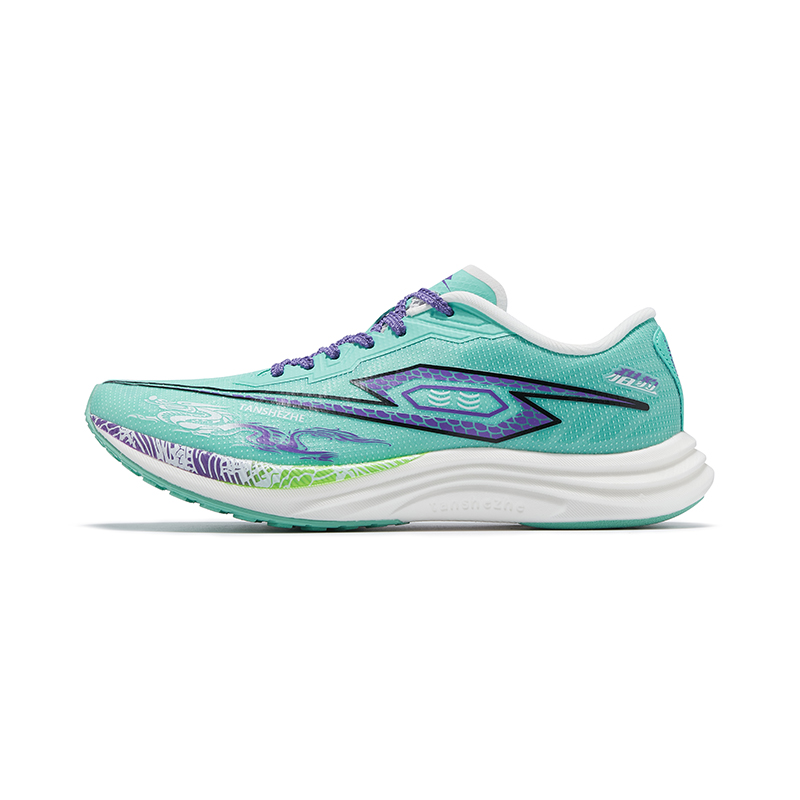 TANSHEZHE Cheetah 1.0 Low top TSZCATA Midsole Technology Training Sprint Racing Running Shoes Unisex Mint Green