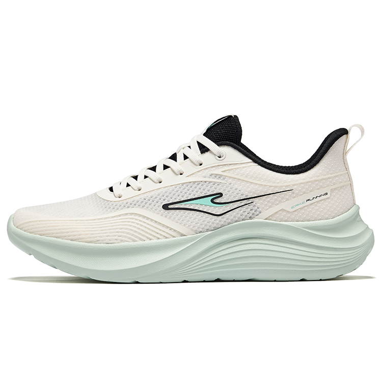 Erke Cushioning Lightweight Rebound Low top Casual Running Shoes Men’s Microcrystal White