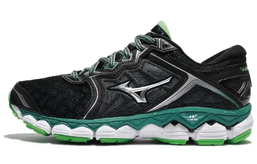Mizuno Wave Sky 'Black Green' Women's
