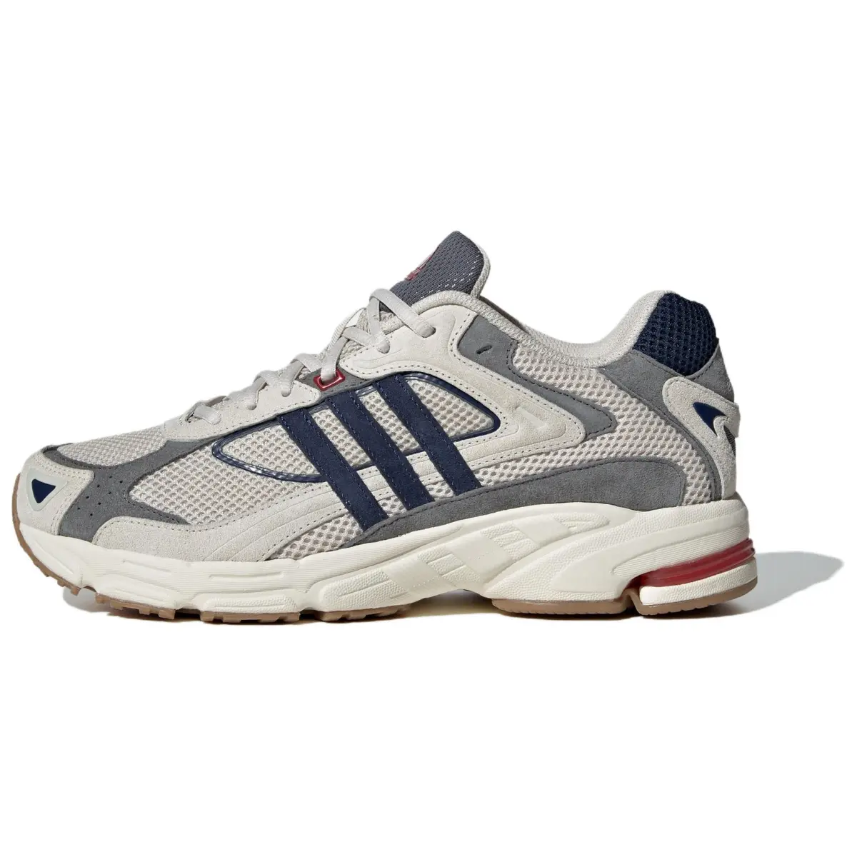 Adidas RESPONSE CL Breathable, Slip Resistant, Abrasion Resistant Low top Chunky Sneakers Unisex Brown Blue Gray