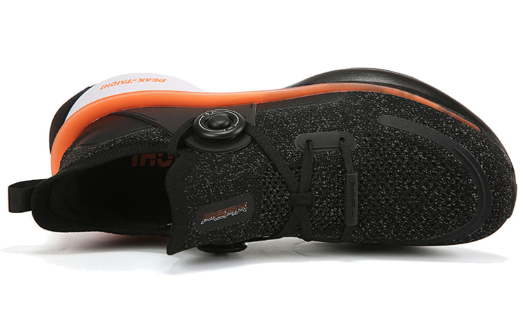 PEAK Tai Ji2.0 Running Shoes Men’s Low Top Black/Orange