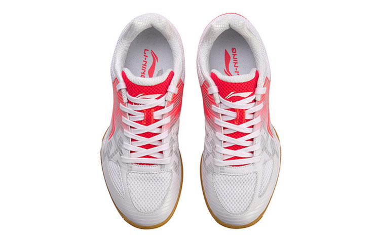 Li Ning Cushioning, Wear Resistant Low top Running Shoes Women’s Red White