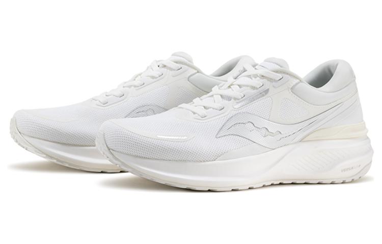 Saucony Slip Resistant Abrasion Resistant Slip Resistant Abrasion Resistant Low top Training Running Shoes Unisex White