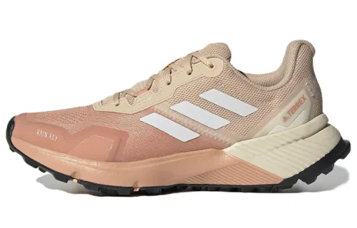 Adidas Terrex Soulstride Trail Lace Up Fabric Slip Resistant Abrasion Resistant Low top Running Shoes Women's