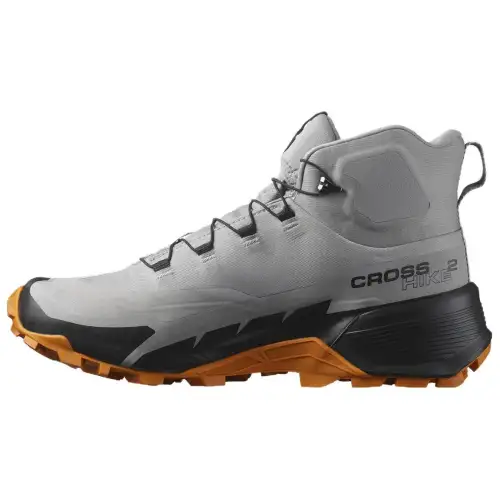 SALOMON CROSS HIKE 2 Comfortable Cushioning, Wear Resistant Mid top Outdoor Shoes Men's Gray