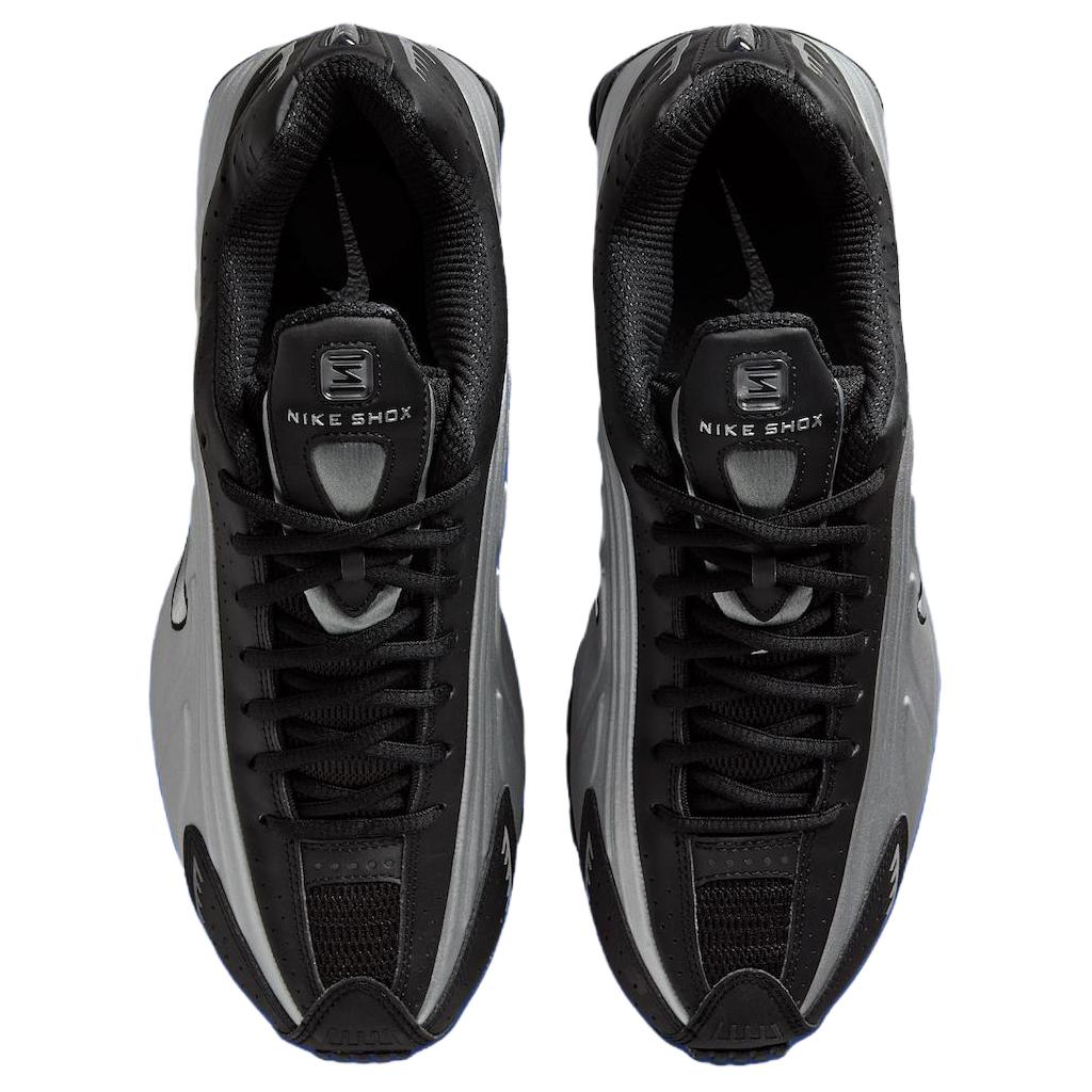 Nike Shox R4 Classic And Versatile Running Shoes Unisex Silver