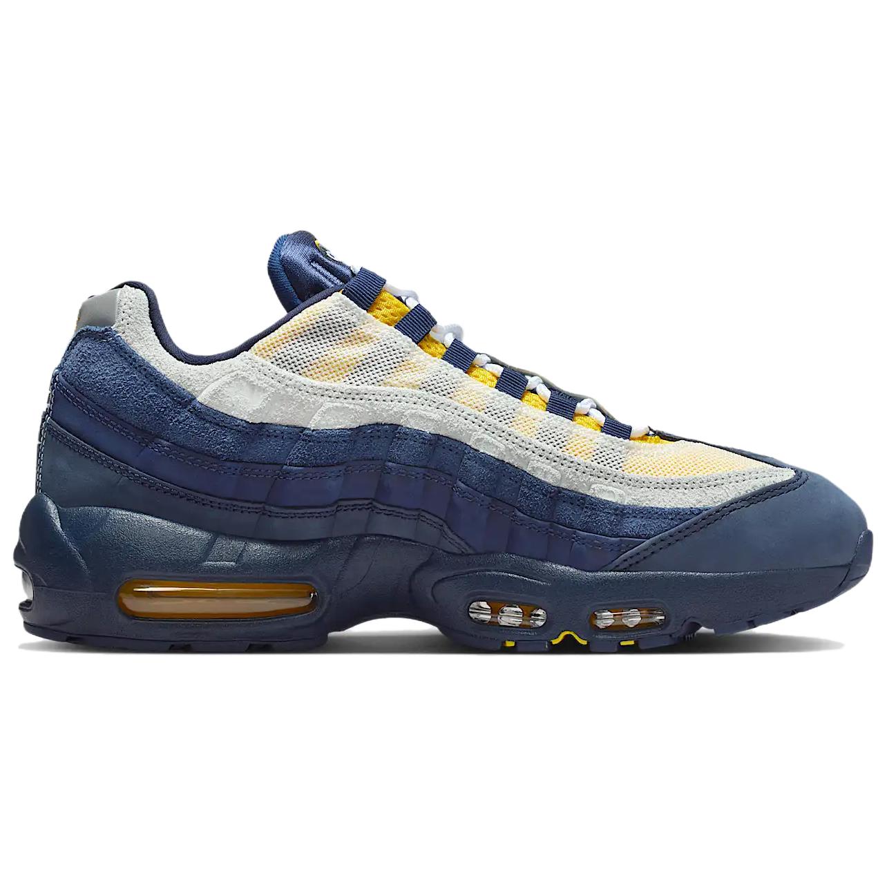 Eric Koston x Nike Air Max 95 Low top Casual Running Shoes Unisex Blue White