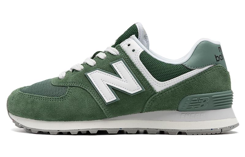 Кроссовки New Balance 574 (зеленые / белые)