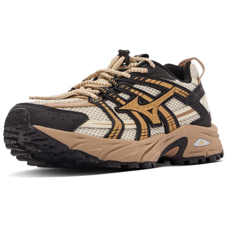 Mizuno FIYI TL Slip Resistant Abrasion Resistant Low top Trail Running Shoes Unisex Beige Black