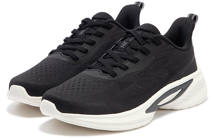 361° Blade Edge Cushioning Slip Resistant Abrasion Resistant Breathable Low top Running Shoes Women’s Black Gray
