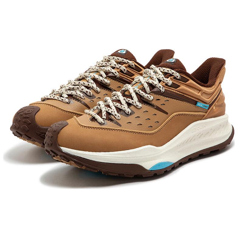 361° Wu Xia Collection Cushioning Abrasion Resistant Waterproof Slip Resistant Low top Running Shoes Men’s Brown