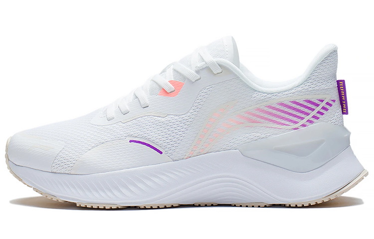 Li Ning YueYing 1.0 Yueying Super Light Breathable Low top Running Shoes Women’s White Purple