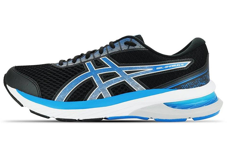 Asics Gel Shogun 4 Low top Running Shoes Men's Black Blue