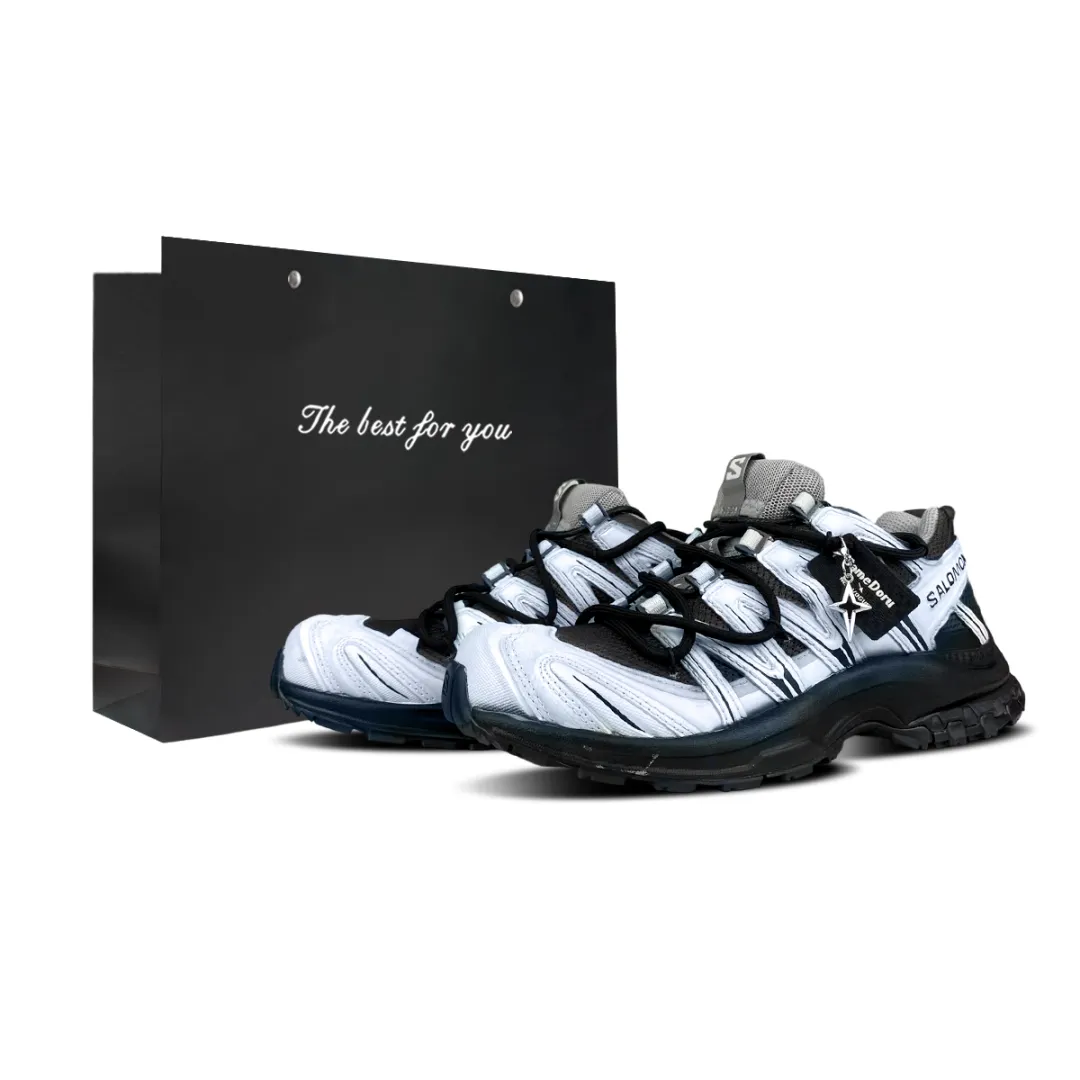 SALOMON XA PRO 3D Cushioning Support Cushioning Support Low top Trail Running Training Running Shoes Unisex Black Blue