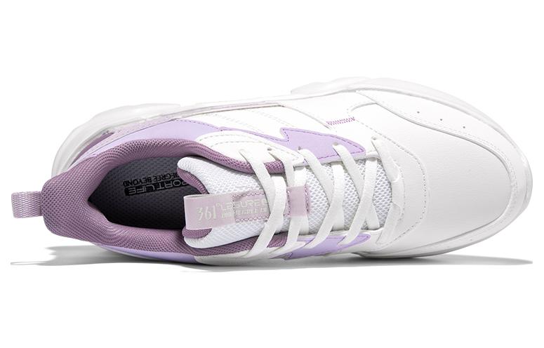 361° Breathable Waterproof Cushioning Low top Running Shoes Women’s Purple White