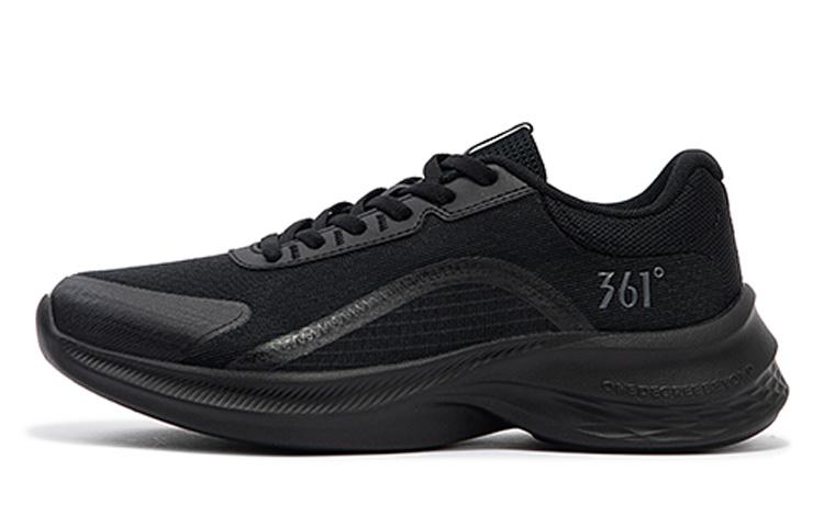 361° Cushioning Slip Resistant Abrasion Resistant Breathable Low top Running Shoes Women’s Black Gray