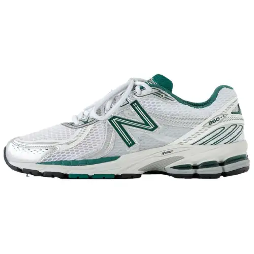 AIMÉ LEON DORE x New Balance 860 V2 Breathable Support Breathable Support Low top Running Shoes Unisex Silver White