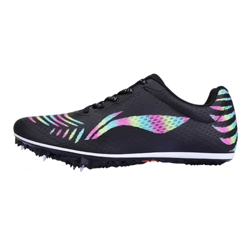 Li Ning Slip Resistant, Breathable, Lightweight Low top Running Shoes Unisex Black