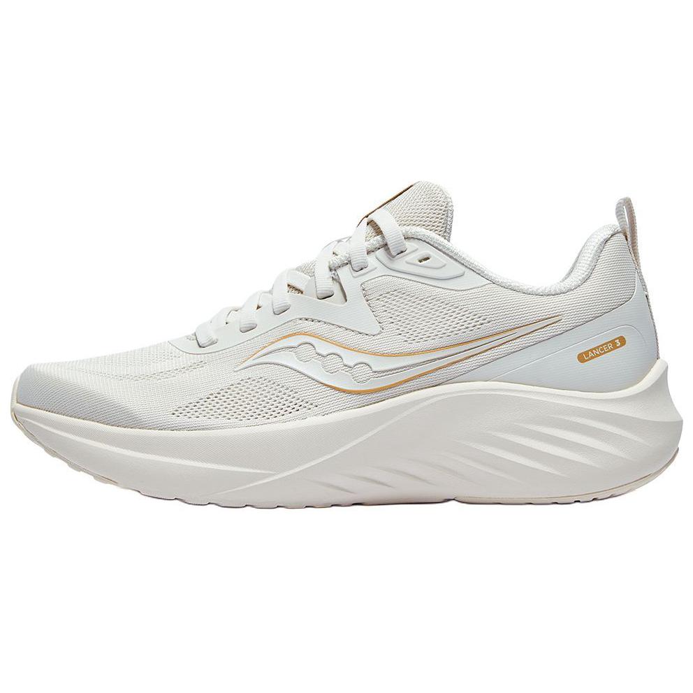 Saucony LANCER 3 Slip Resistant Abrasion Resistant Slip Resistant Abrasion Resistant Low top Running Shoes Unisex White