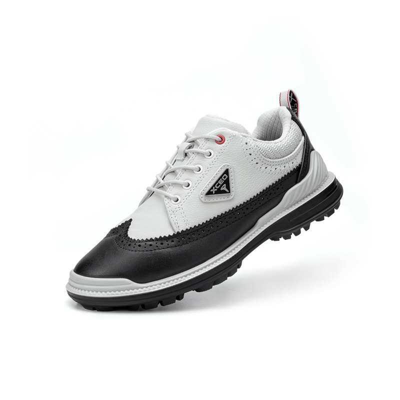 Xceo1996 Non Slip And Waterproof Abrasion Resistant Low top Golf Shoes Women’s Black White