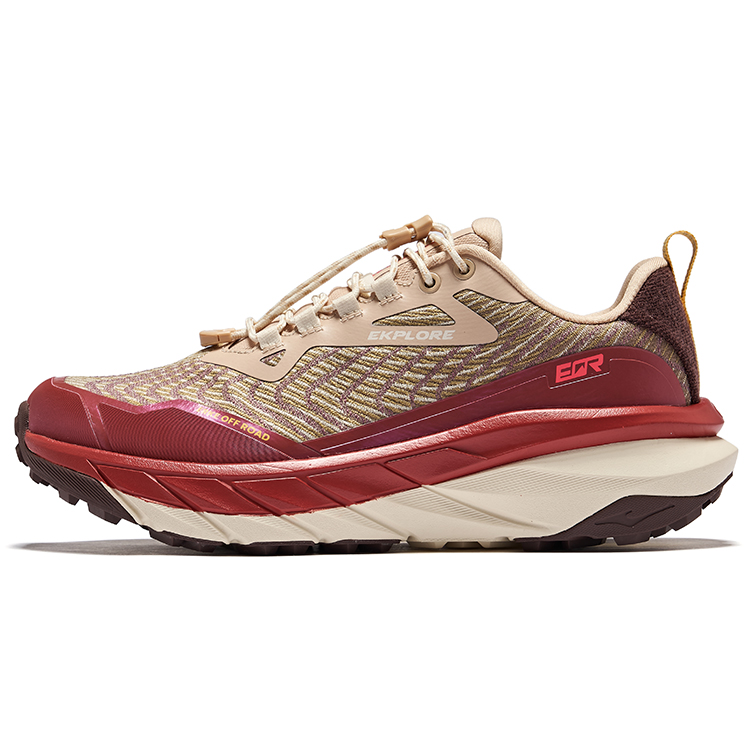 Erke Vertical And Horizontal SP Cushioning, Wear Resistant Low top Running Shoes Women’s Battlefield Goddess Oat