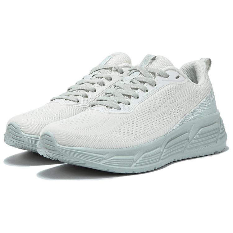 361° Abrasion Resistant Coverage Lightweight Low top Casual Sprint Running Shoes Women’s White Cyan