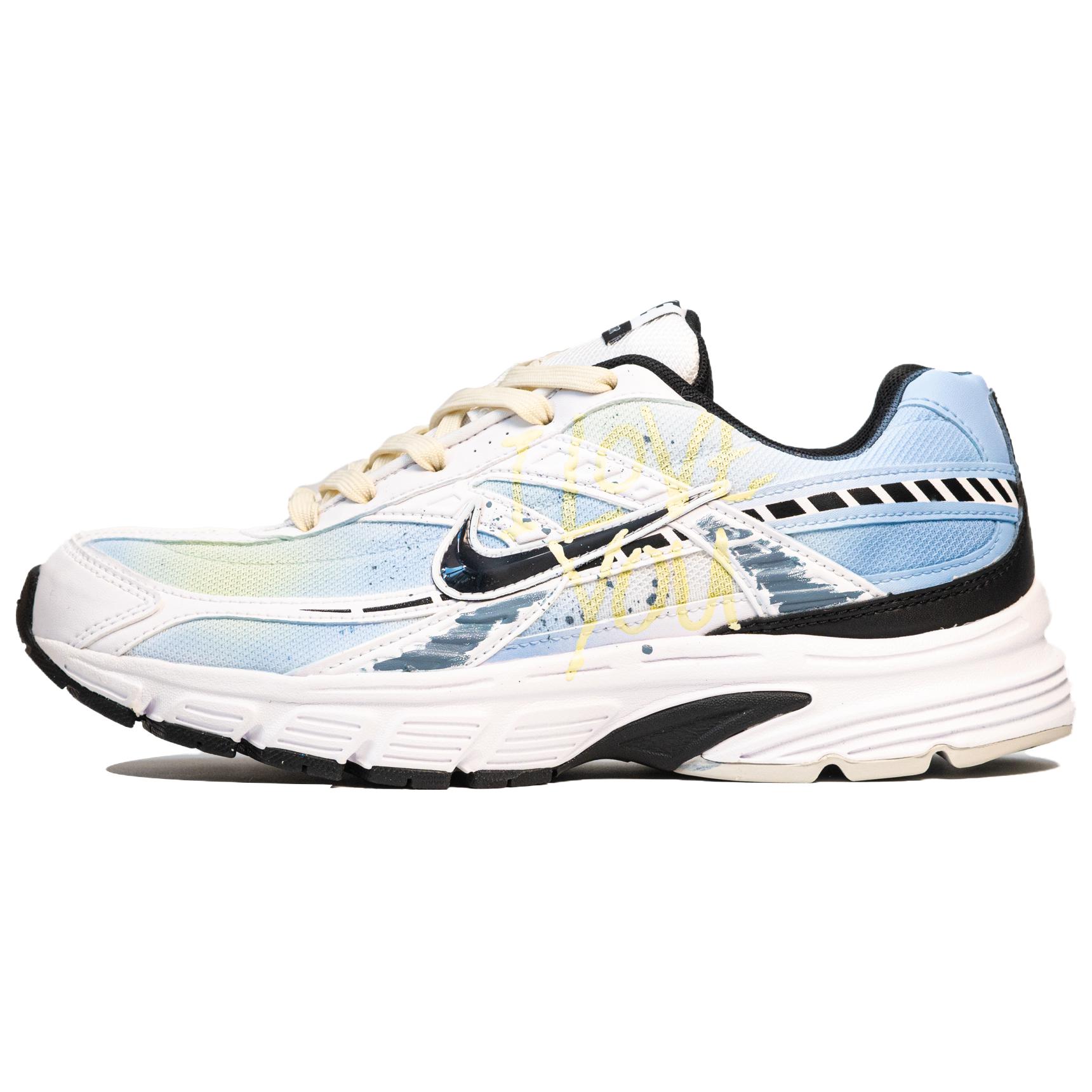 Nike Initiator Cushioning Breathable Low top Running Shoes Unisex Blue