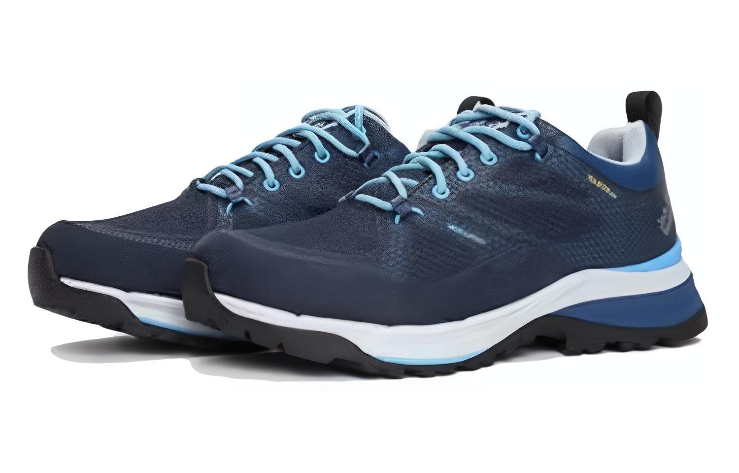 Jack Wolfskin Cushioning Abrasion Resistant Breathable Lightweight Low top Running Shoes Women’s Blue