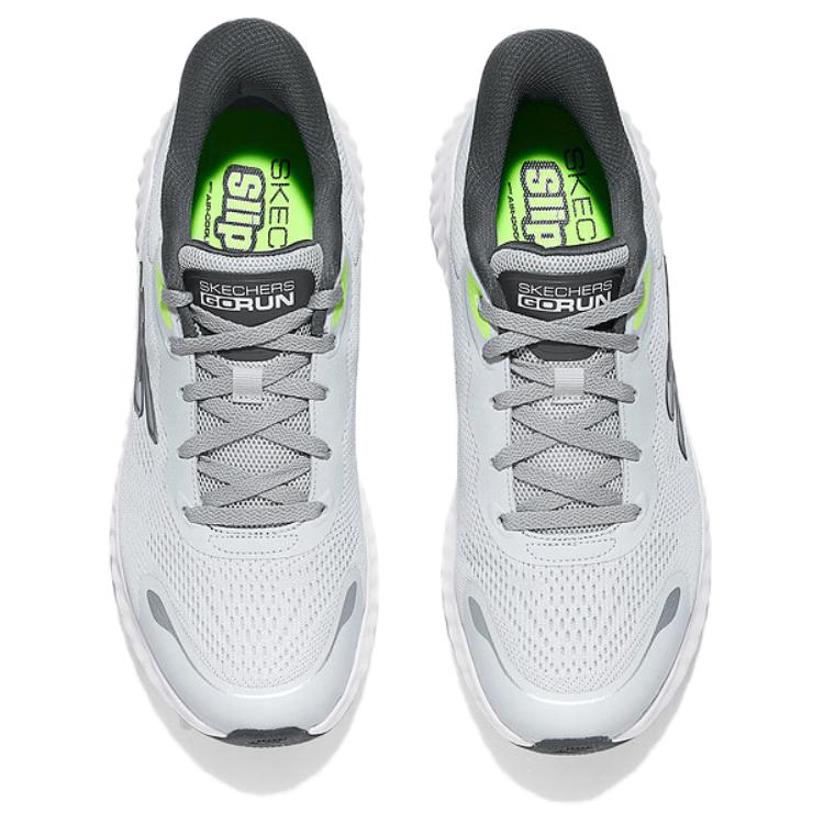 Skechers GO RUN NOW Cushioning Breathable Rebound Low top Running Shoes Men’s Gray