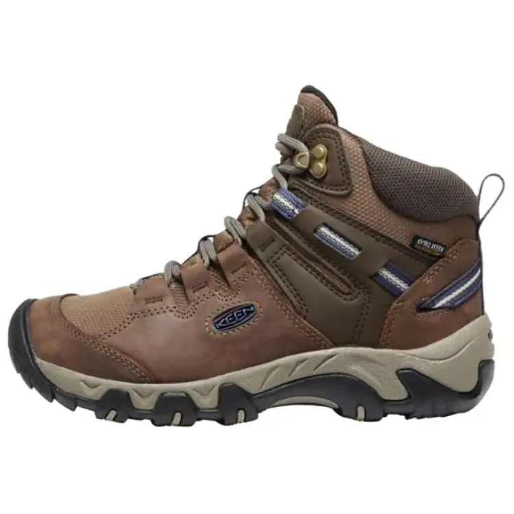 Keen STEENS WP Comfortable Round Toe Slip Resistant Abrasion Resistant Slip Resistant Abrasion Resistant High top