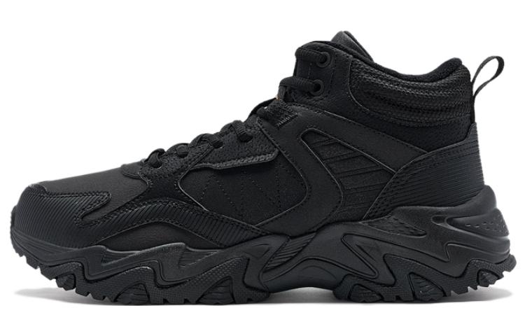 XTEP Slip Resistant Abrasion Resistant High top Outdoor Shoes Men’s Black