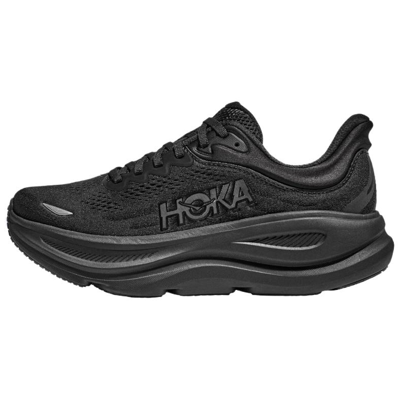 HOKA ONE ONE Abrasion Resistant Breathable Low top Long Distance Running Shoes Women’s Black Wide Fit